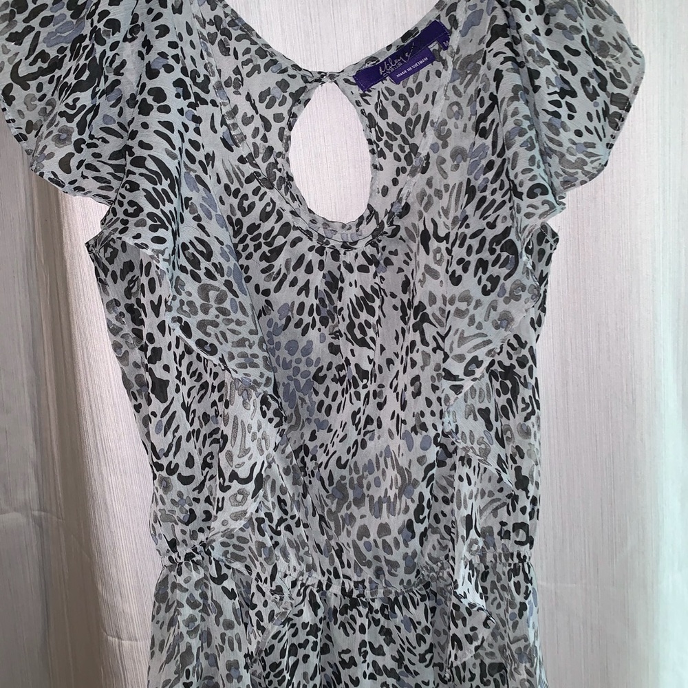 Shear Ruffled Blouse